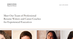 Desktop Screenshot of executiveresumewriters.com