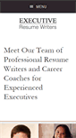 Mobile Screenshot of executiveresumewriters.com